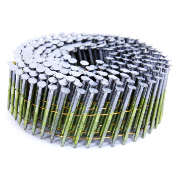 Airco Coil Nail Wire Collated 56x2.5mm, Ring Shank, Mech Galv (Coil 300)